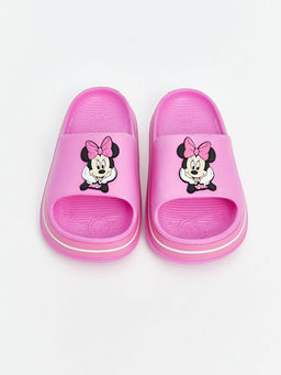 Пляжные шлепанцы для девочек с принтом Minnie Mouse