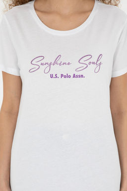 U. S. Polo Assn / Женская белая футболка - U.s. polo assn фото 6