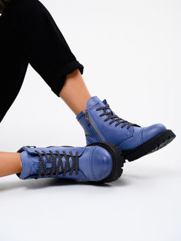 Ботинки EDART 319.taskana bl. Вакса джинс/байка - Ed'art фото 9