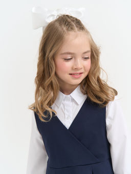 Сарафан приталенный Синий 7+ - Bungly фото 9