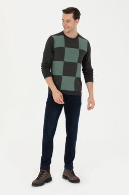 Мужской свитер антрацитового меланжа - U.s. polo assn фото 18