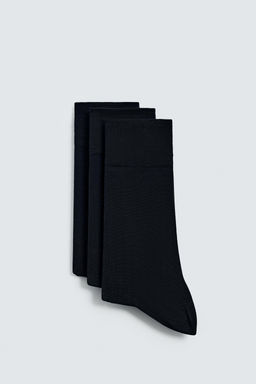 3-PACK OF MERCERISED SOCKS