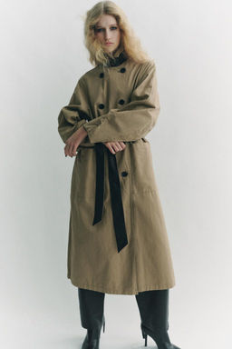 REVERSIBLE TRENCH COAT ZW COLLECTION - Zara фото 8