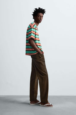 STRIPED EMBROIDERED T-SHIRT OTIS KWAME KYE QUAICOE - Zara фото 12