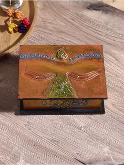 Шкатулка резная, 15×19×7.5 см, МДФ