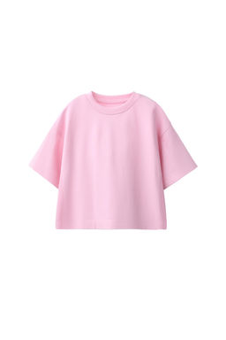CAMISETA LISA HEAVY JERSEY / Rosa - Zara фото 6