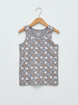 Bisiklet Yaka Pamuklu Erkek ?ocuk Atlet 2li - Waikiki фото 3