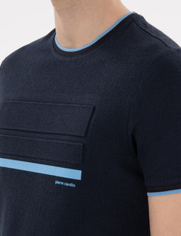 Lacivert Slim Fit Ti__rt - Pierre cardin фото 7