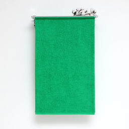 Полотенце махровое ГК 70х130см, зеленый 360г/м, хл100%