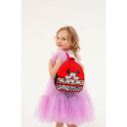 Рюкзак детский для девочки на молнии, красный, 23?21?10 см, Минни Маус - Disney фото 6