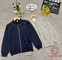 бомбер для девочки на молнии - Bruno фото 3