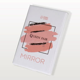 Зеркало настольное, с увеличением х2, двусторонне, настенное, 8×16 см, (6×9.3 см), цвет янтарный