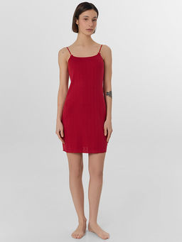 Сорочка ночная женская красная