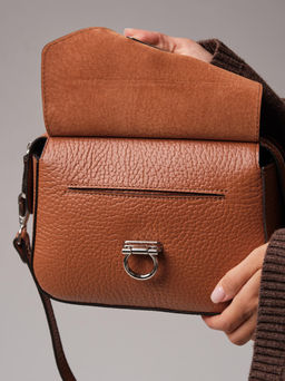 Женская сумка кросс-боди Azaro 3684 коричневый камень соло