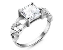 Кольцо из серебра куб.циркон., В10-1360