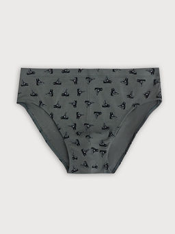 Цена за 2 штуки! Трусы плавки мужские серые с принтом - Mark formelle фото 8