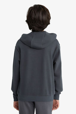 Basic D_z Kap__onlu Okul Sweatshirt Erkek _ocuk - Defacto фото 6