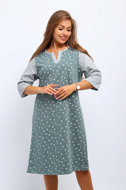 Сорочка теплая, футер с начесом (01060) - Плиона фото 19