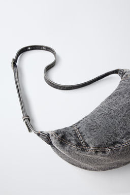 SHOULDER DENIM LAVADO / Gris - Zara фото 3