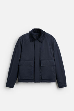 CONTRAST-COLLAR PADDED JACKET - Zara фото 6