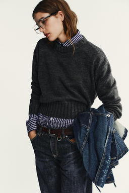 RIBBED KNIT SWEATER - Zara фото 2
