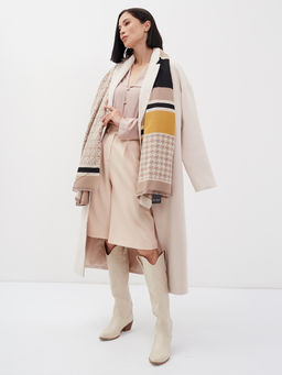 в СОСТАВЕ ШЕРСТЬ и КАШЕМИР! Большой,теплый двусторонний палантин - Tantino фото 2