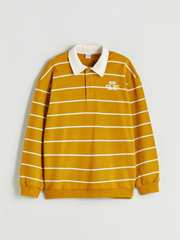 Polo Yaka Erkek ?ocuk Sweatshirt