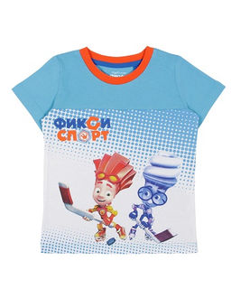 CRB wear/CAK 62142 Футболка для мальчика, бирюзовый/Ex.Cherubino  фото 2