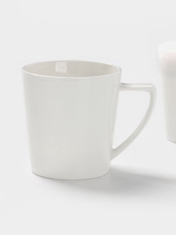 Кружки Magistro White Snow, набор 2 шт., 340 мл, фарфор, белые