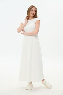 Платье NIKVA н1034-1 молоко  фото 5