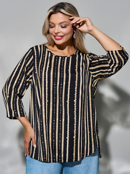 Блузка 0220-1 фиалковый - Dora фото 61