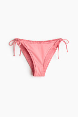 Braga de bikini cheeky con tiras de anudar