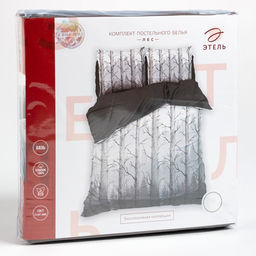 Постельное бельё Этель 2 сп Лес 175х215 см, 200х220 см, 70х70 см -2 шт, бязь  фото 7