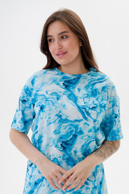 Костюм из кулирки унисекс дым бирюза - Амадэль фото 17