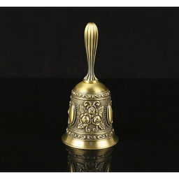 Колокольчик металлический с гравюрой, 11.3 х 5.4 см, бронза - Simaland фото 2