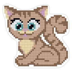 Кристальная (алмазная) мозаика ФРЕЯ ALVM-016 магнит Котенок 9.5 х 9 см