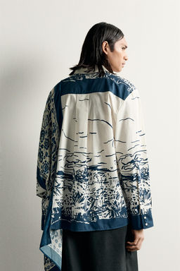 CAMISA OVERSIZE FIT ESTAMPADO COMBINADO LIMITED EDITION / Estampado - Zara фото 2