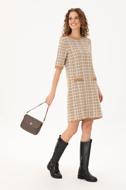 Женская коричневая сумка через плечо Неожиданная скидка в корзине