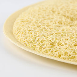 Коврик универсальный под миску и лоток «Мордочка», 30х40 см, бежевый