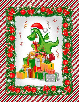 Комплект вафельных полотенец 48*60 см, 3 штуки (Новогодние подарки) - Ивановотекстиль фото 4