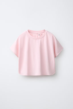 CAMISETA FLUIDA GYM CON MODAL / Rosa