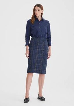 Блузка женская LA-311510-DN, 
темно-синий