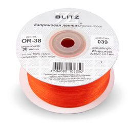 Лента капроновая 38 мм ( 1 1/2 ) BLITZ OR-38 22.8 м  0.5 м СК/Распродажа