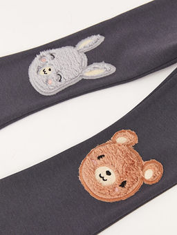 Beli Lastikli Nak?? Detayl? K?z Bebek Tayt - Waikiki фото 3