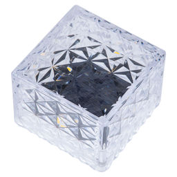 USL-F-172/PT050 ICECUBE Садовый светильник на солнечной батарее. 4 светодиода. Теплый белый свет. 1*АА Ni-Mh аккумулятор в/к. IP44. TM Uniel - Volpe фото 10