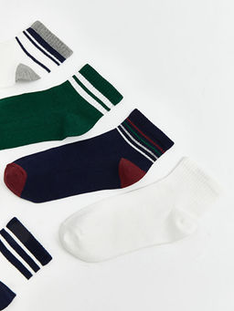 ?izgili Erkek ?ocuk Soket ?orap 7li Paket