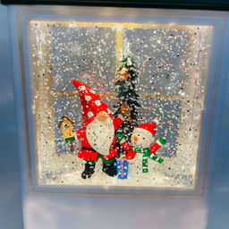 Новогодний декор стекло - Фонарь-окно черный 23 см (арт. WDL-23018E) - Ип лебедев о.ю фото 4