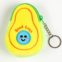 Брелок-кошелёк детский Авокадо, мягкая игрушка, 10 см, виды МИКС - Simaland фото 2