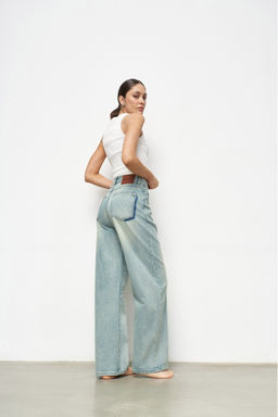 Джинсы-трубы Irish Mint Accent Pocket - Erist store фото 7