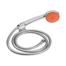 Смеситель для ванны Accoona A7166P, однорычажный, дивертор в корпусе, 30 см, оранжевый